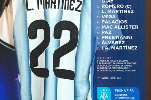阿根廷vs玻利维亚先发：劳塔罗、小蜘蛛先发，帕斯、麦卡出战